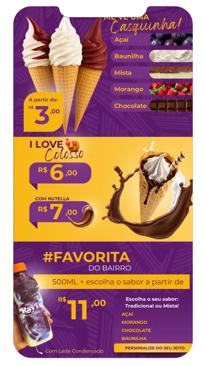 Cardápio digital: story 2